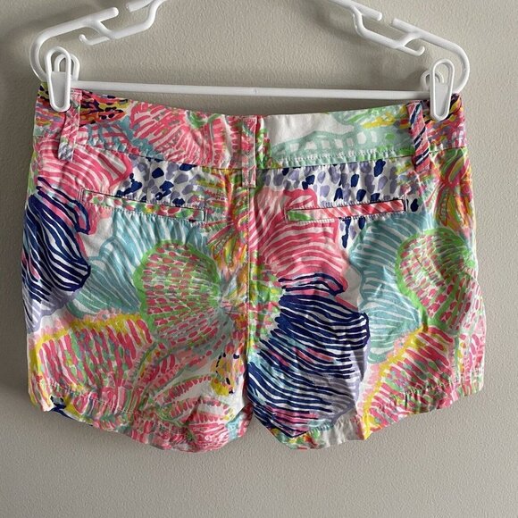 Lilly Pulitzer Women 4 Multi Roar Of The Seas Preppy Tropical The Callahan Short - Picture 4 of 9